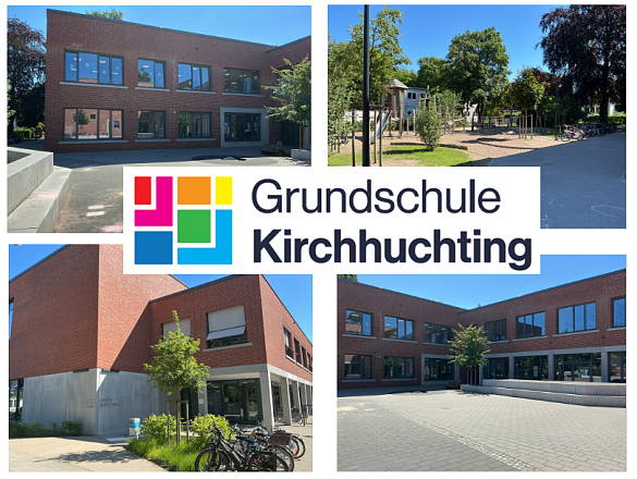 Innenhof der Grundschule Kirchhuchting